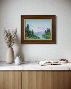 Cuadro original de Bob Ross, óleo firmado sobre lienzo de 18x24, con certificado de autenticidad de Bob Ross Inc.