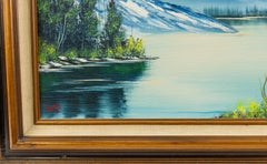 Bob Ross Painting Signed Original Oil on 18x24 Inch Canvas with Bob Ross Inc COA