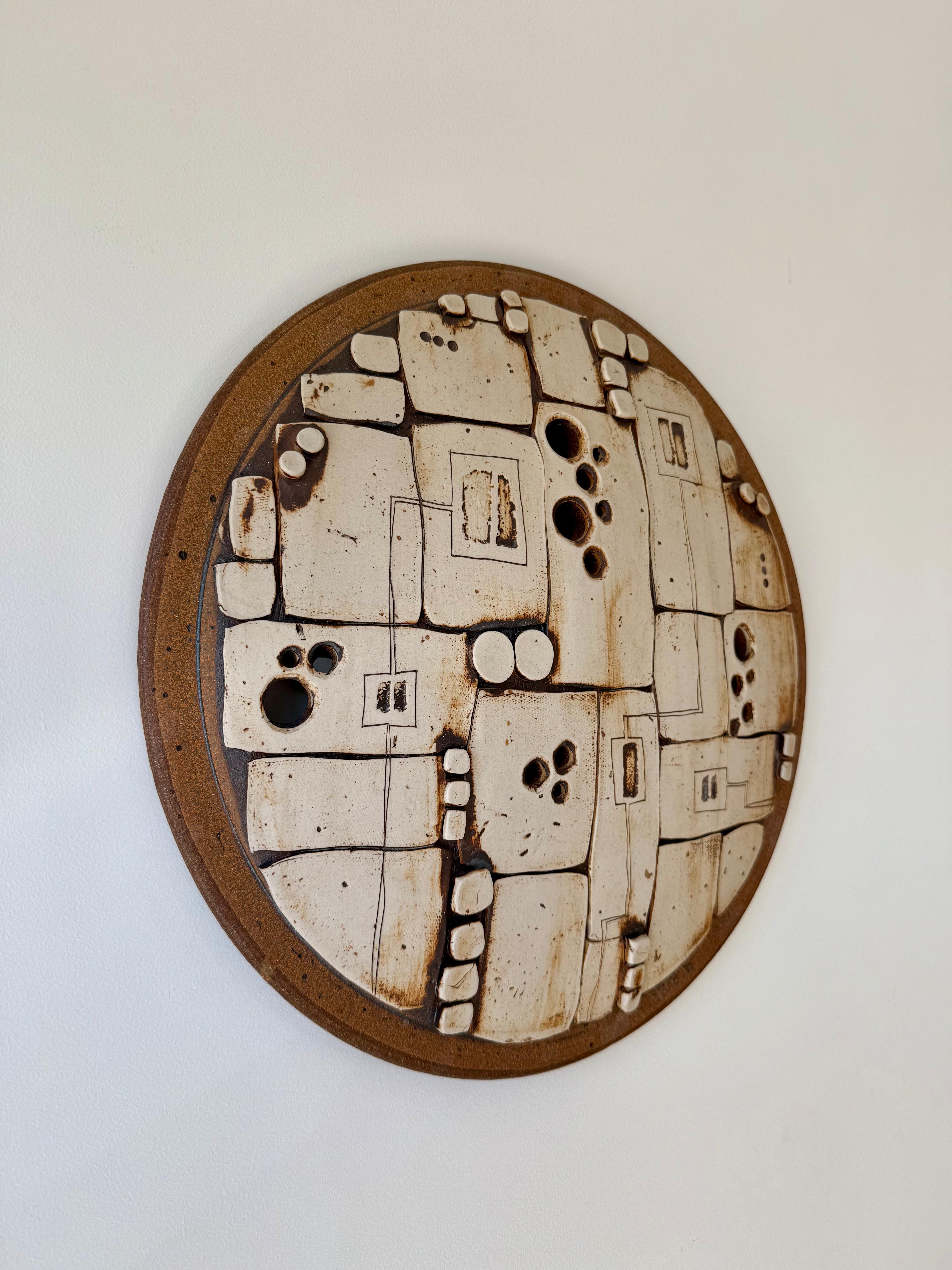 Bob Sakoda Sculptural 3-Piece Ceramic Set, California Studio Pottery, 1980 In Good Condition For Sale In Oceanside, US
