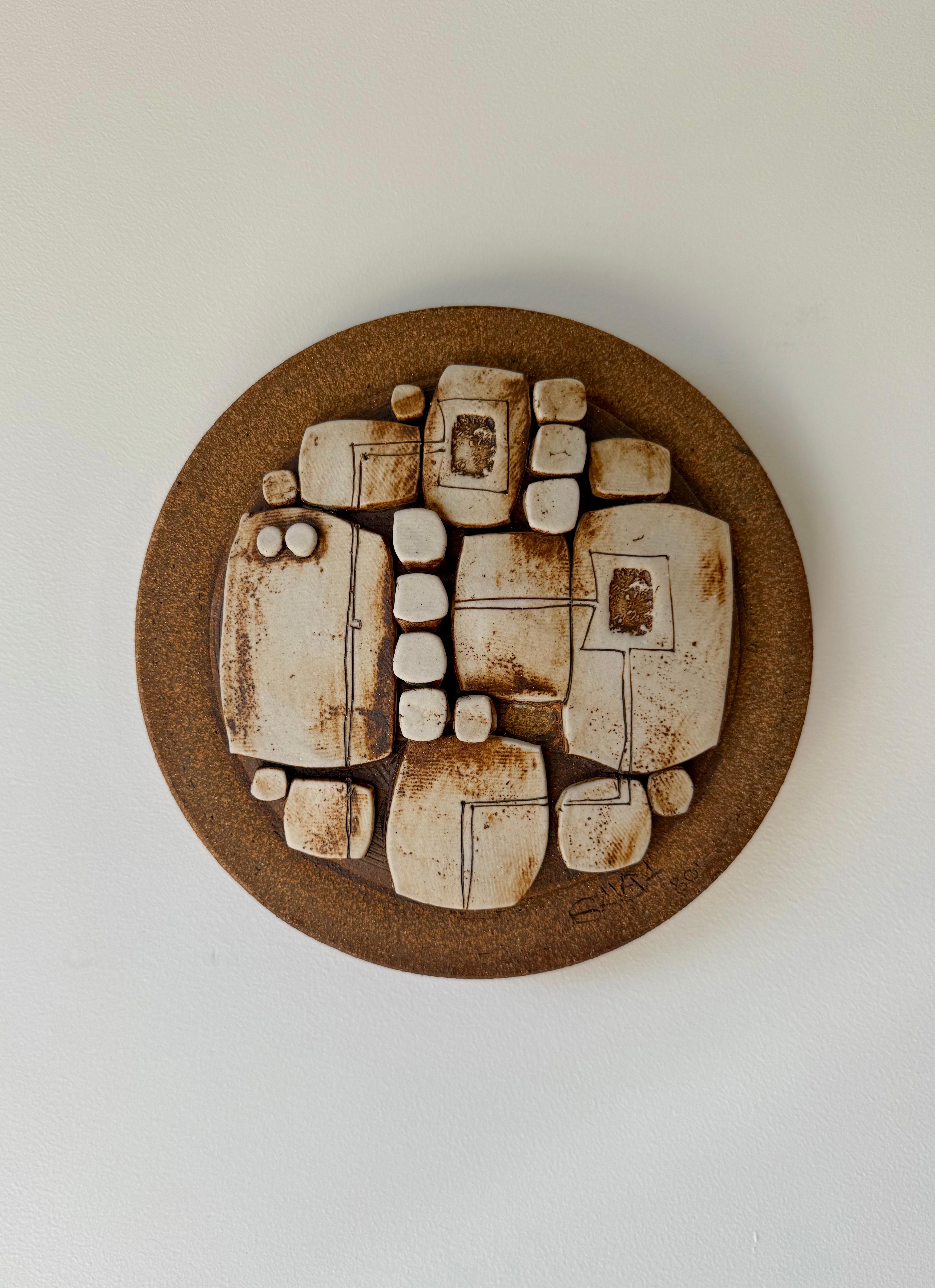 Bob Sakoda Sculptural 3-Piece Ceramic Set, California Studio Pottery, 1980 For Sale 2