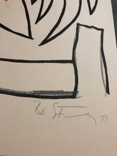 Drawing Mod Rooster - Lithographie Pop Art des années 1970, signée à la main