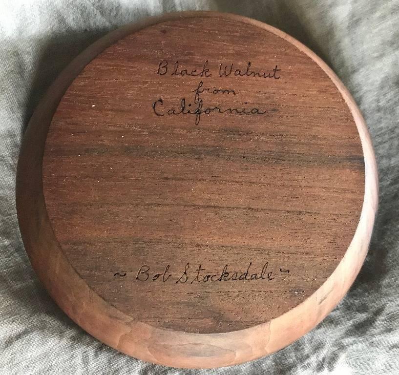 Bob Stocksdale Signed Set of Four Mid-Century Modern Wood Turned Bowls 1