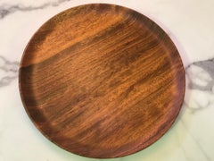 Bob Stocksdale Signed Turned Wood Mid-Century Modern Art Plate Platter
