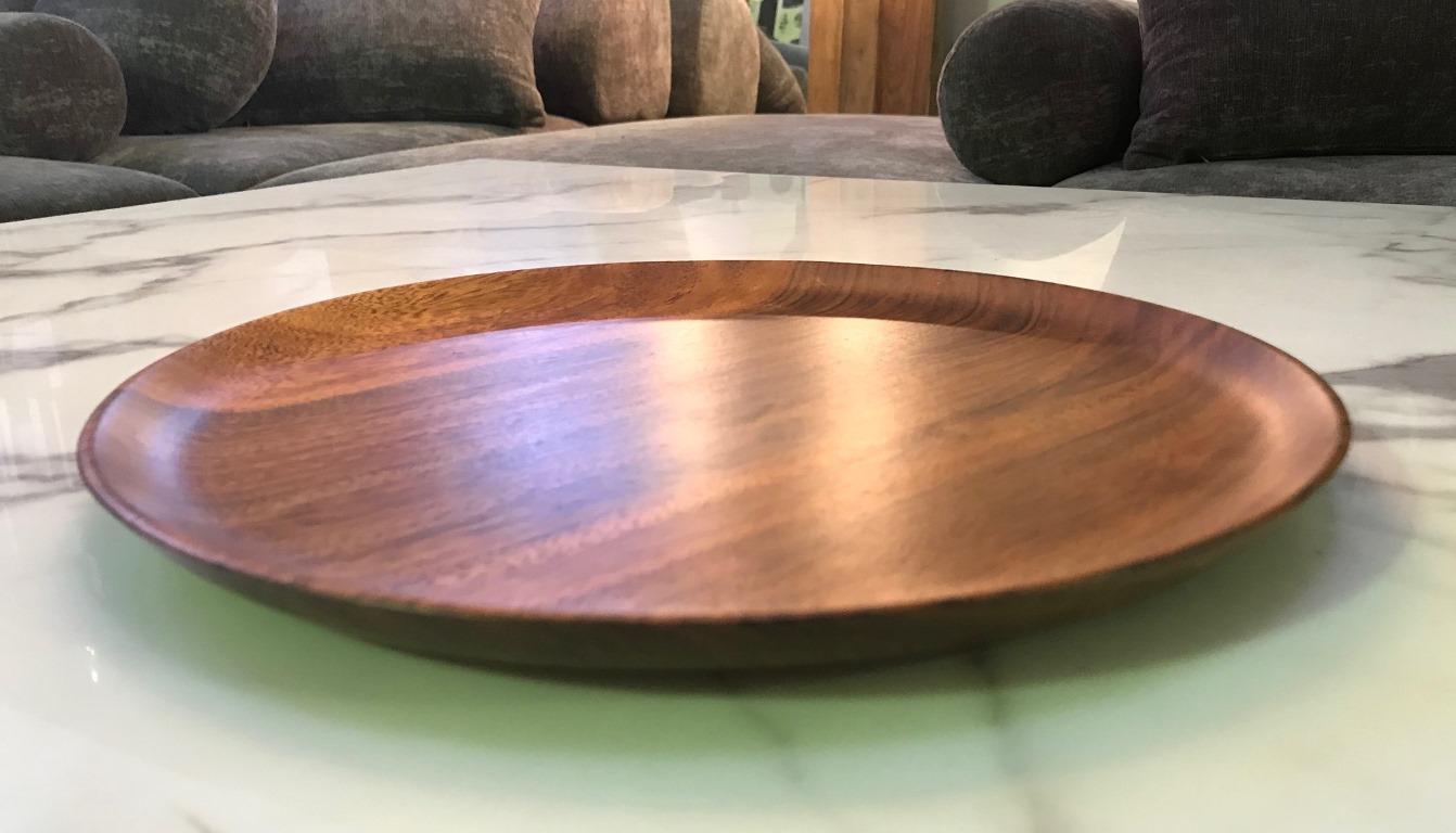 wood turned platter design