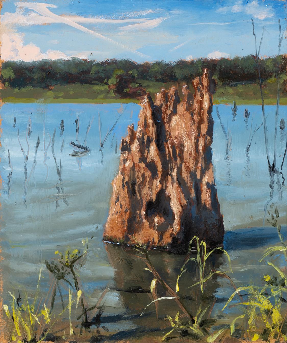 Bob Stuth-Wade Landscape Painting - Stump