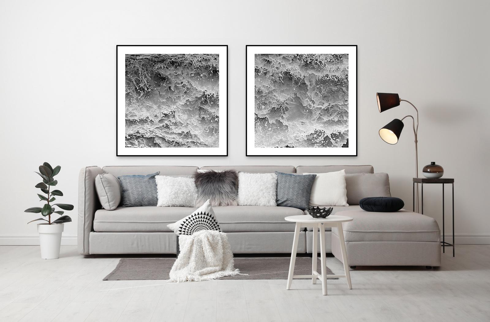 Bob Tabor Abstract Photograph - Force of Nature - Diptych - Framed - 3 inch border