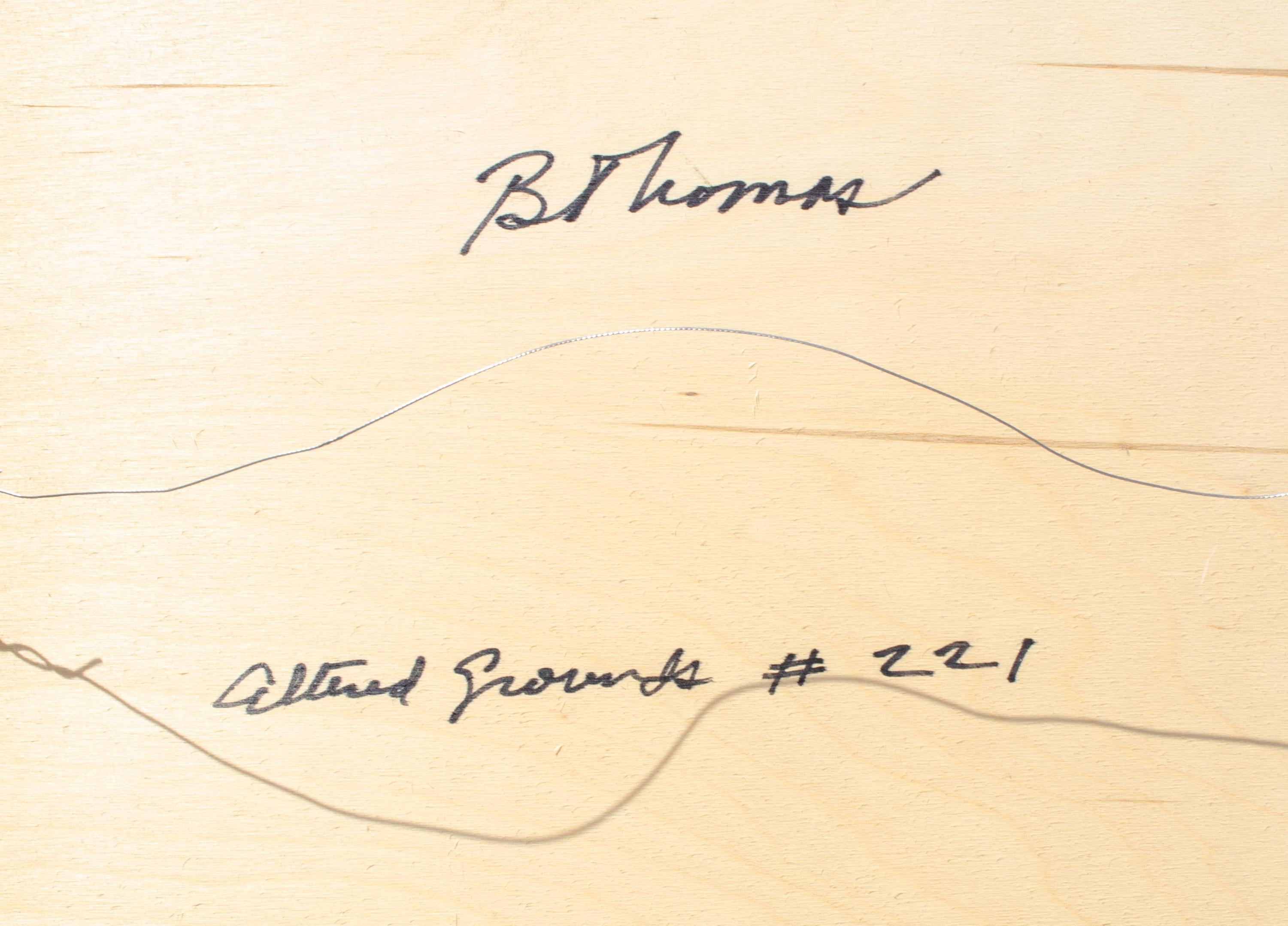 Bob Thomas (américain, 1945-2018)
Altered Grounds #221, c. 2010
Technique mixte sur bois
24 x 24 x 1 in.

Robert 