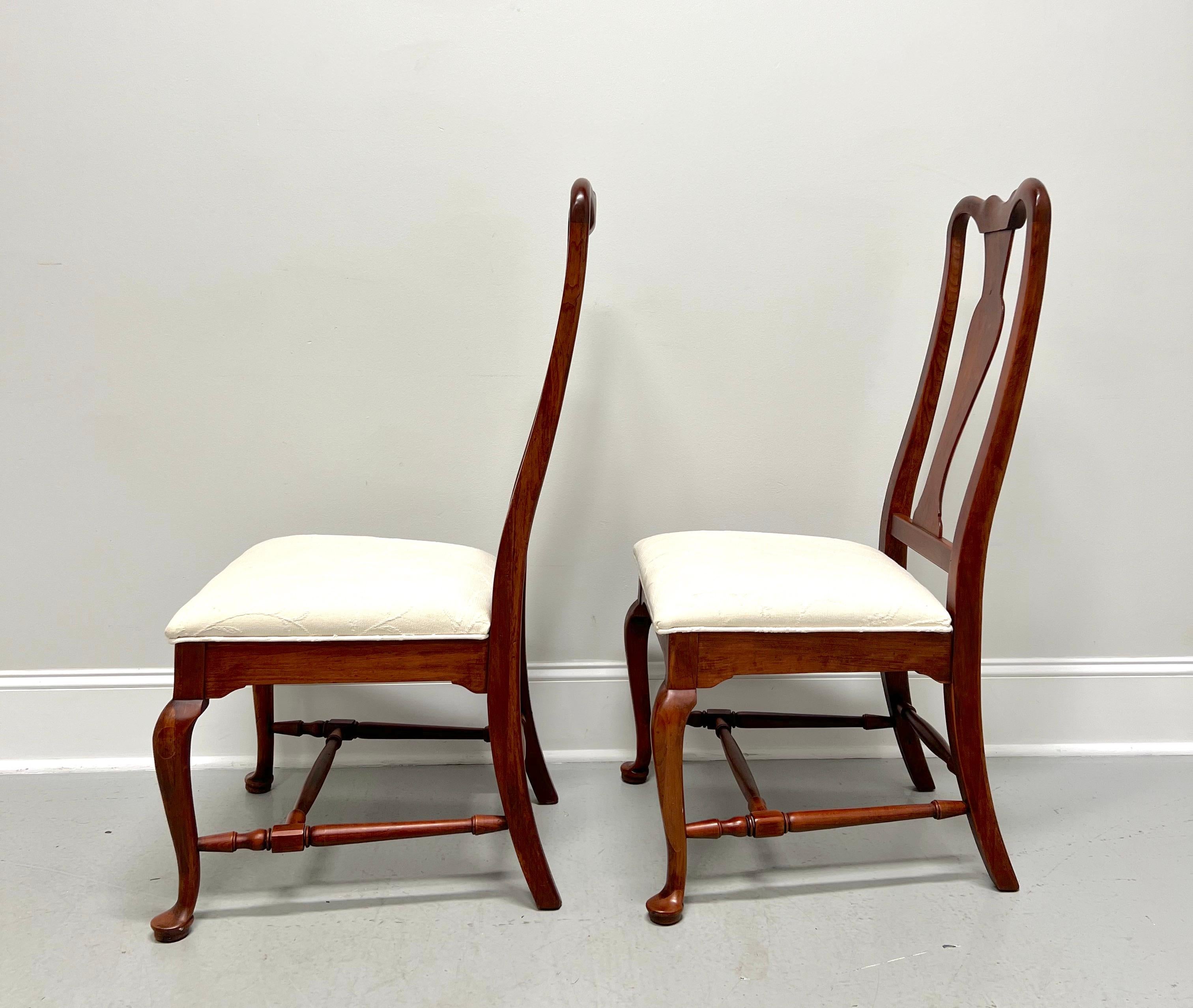 BOB TIMBERLAKE by Lexington Solid Cherry Queen Anne Dining Side Chair - Pair B In Good Condition In Charlotte, NC