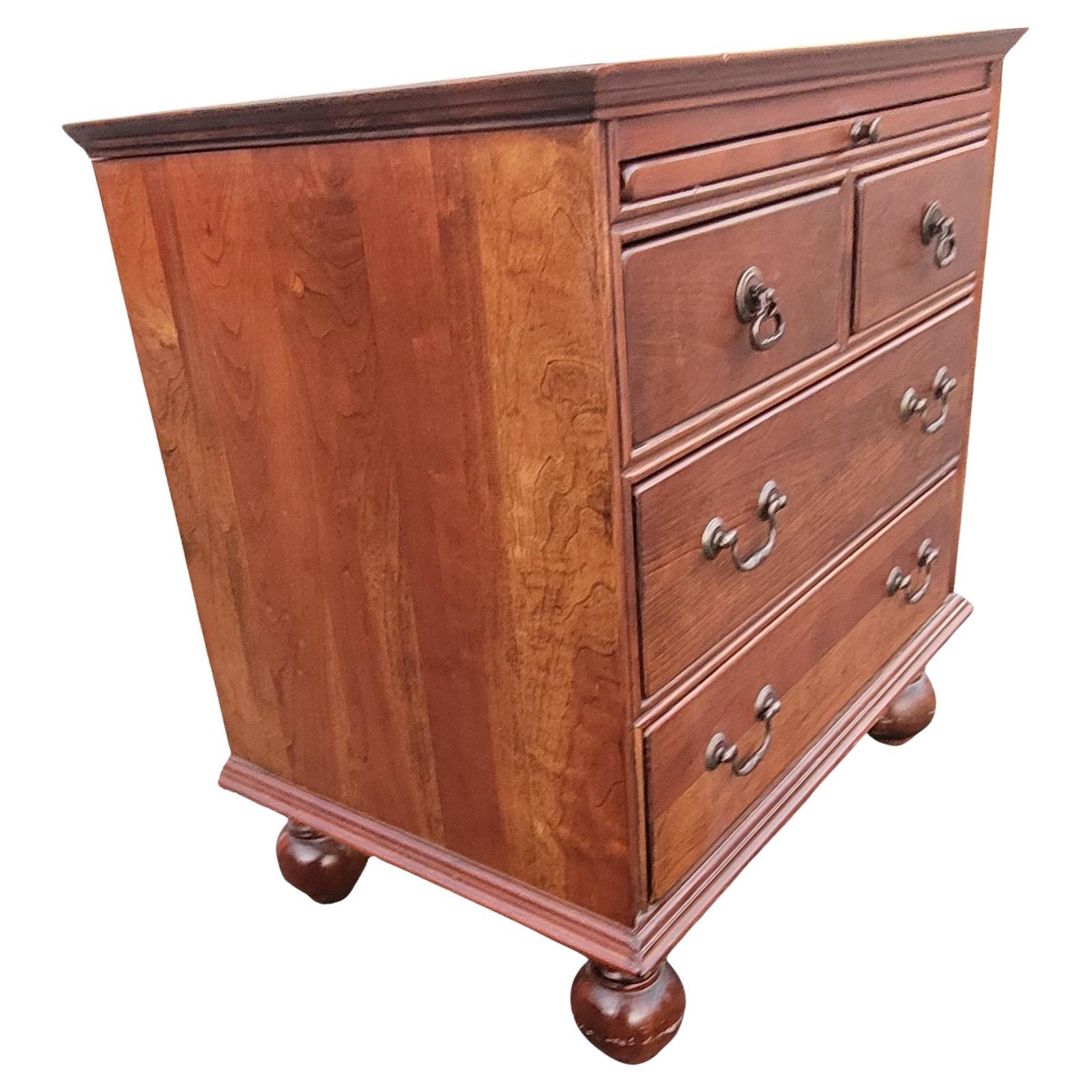 Bob Timberlake For Lexington 4-Drawer Wild Cherry Bedside Chests W Pull Out Tray 1
