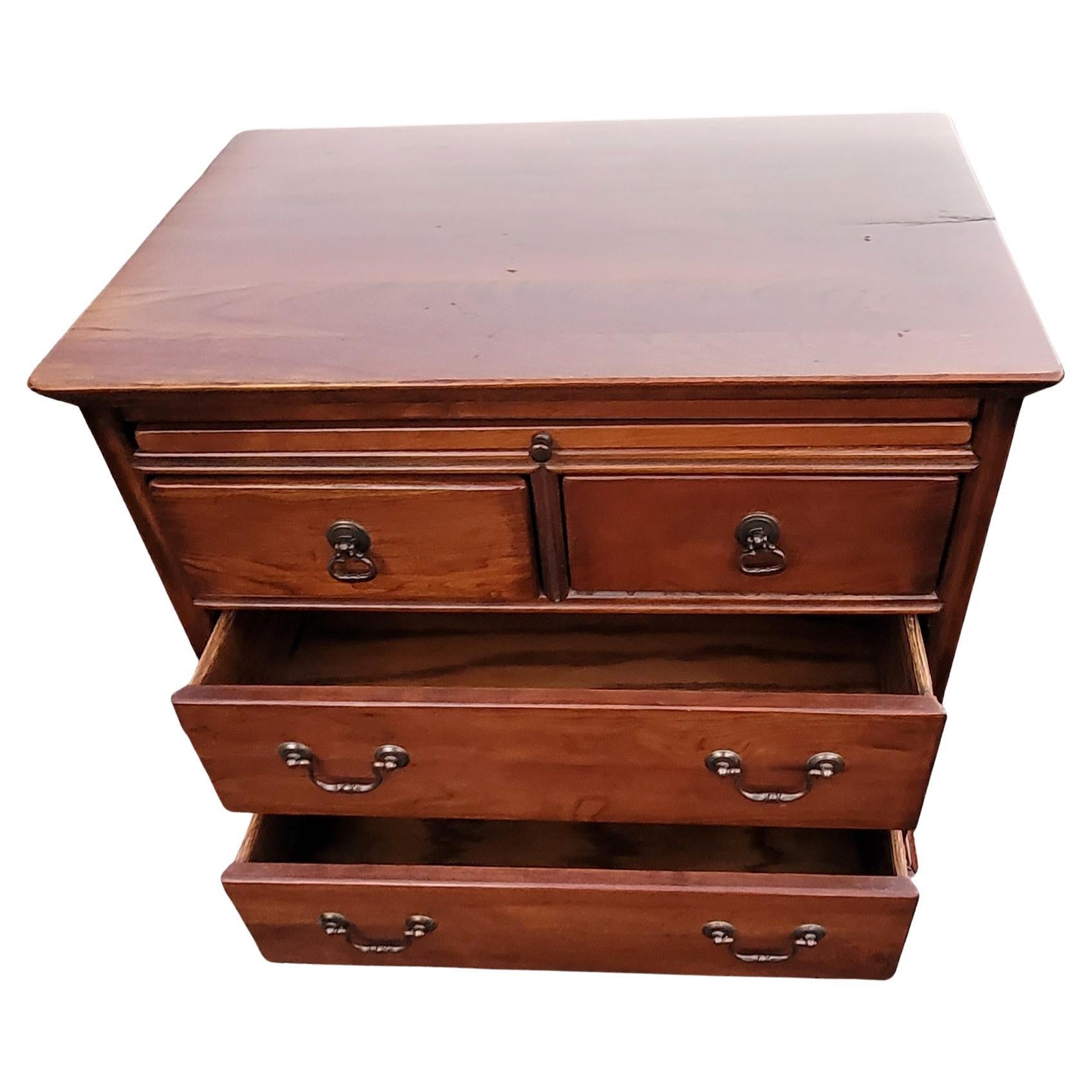Bob Timberlake For Lexington 4-Drawer Wild Cherry Bedside Chests W Pull Out Tray 2