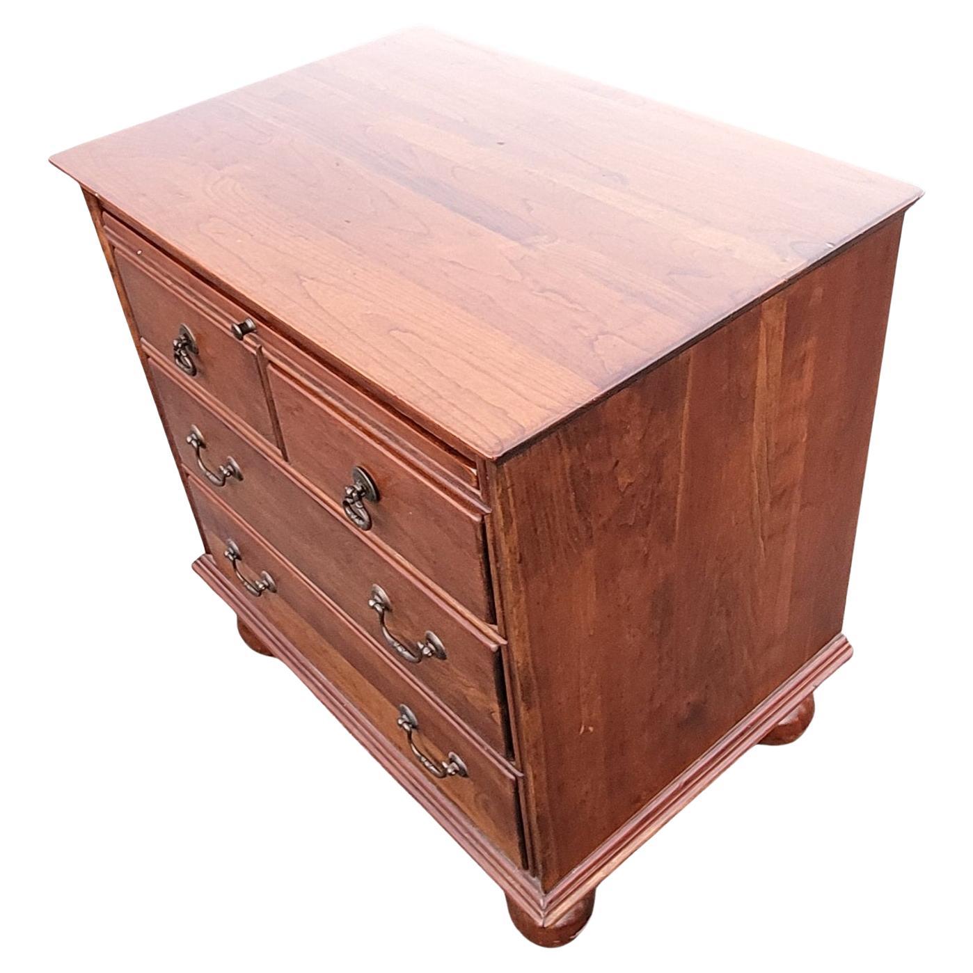 American Bob Timberlake For Lexington 4-Drawer Wild Cherry Bedside Chests W Pull Out Tray