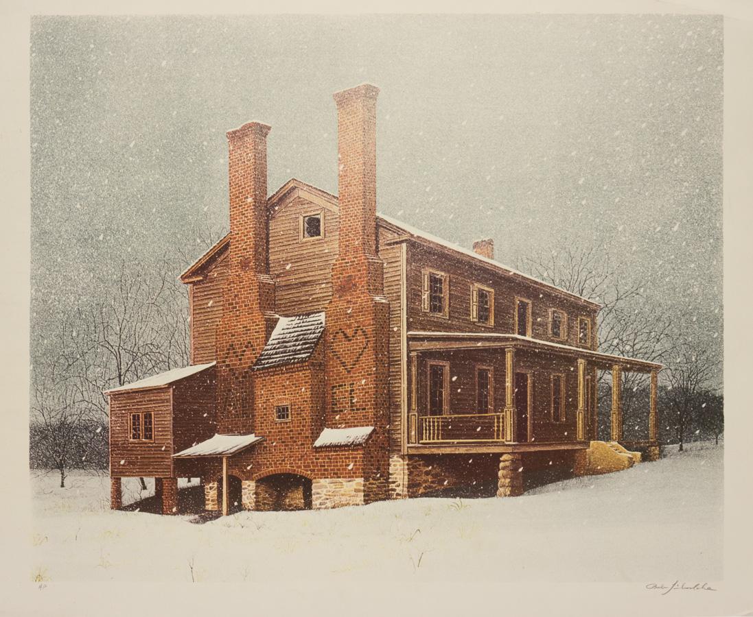 Alexander Long House - Print by Bob Timberlake
