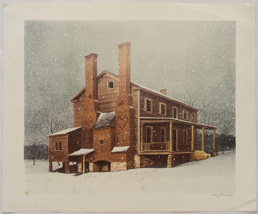 Bob Timberlake Print - Alexander Long House