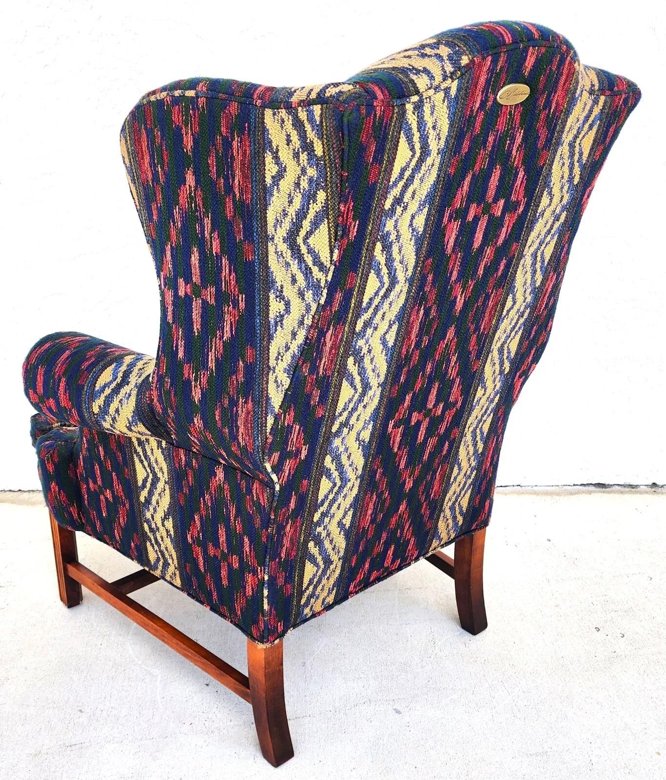 Chaise Wingback rustique surdimensionnée Bob Timberlake pour Lexington en vente 4