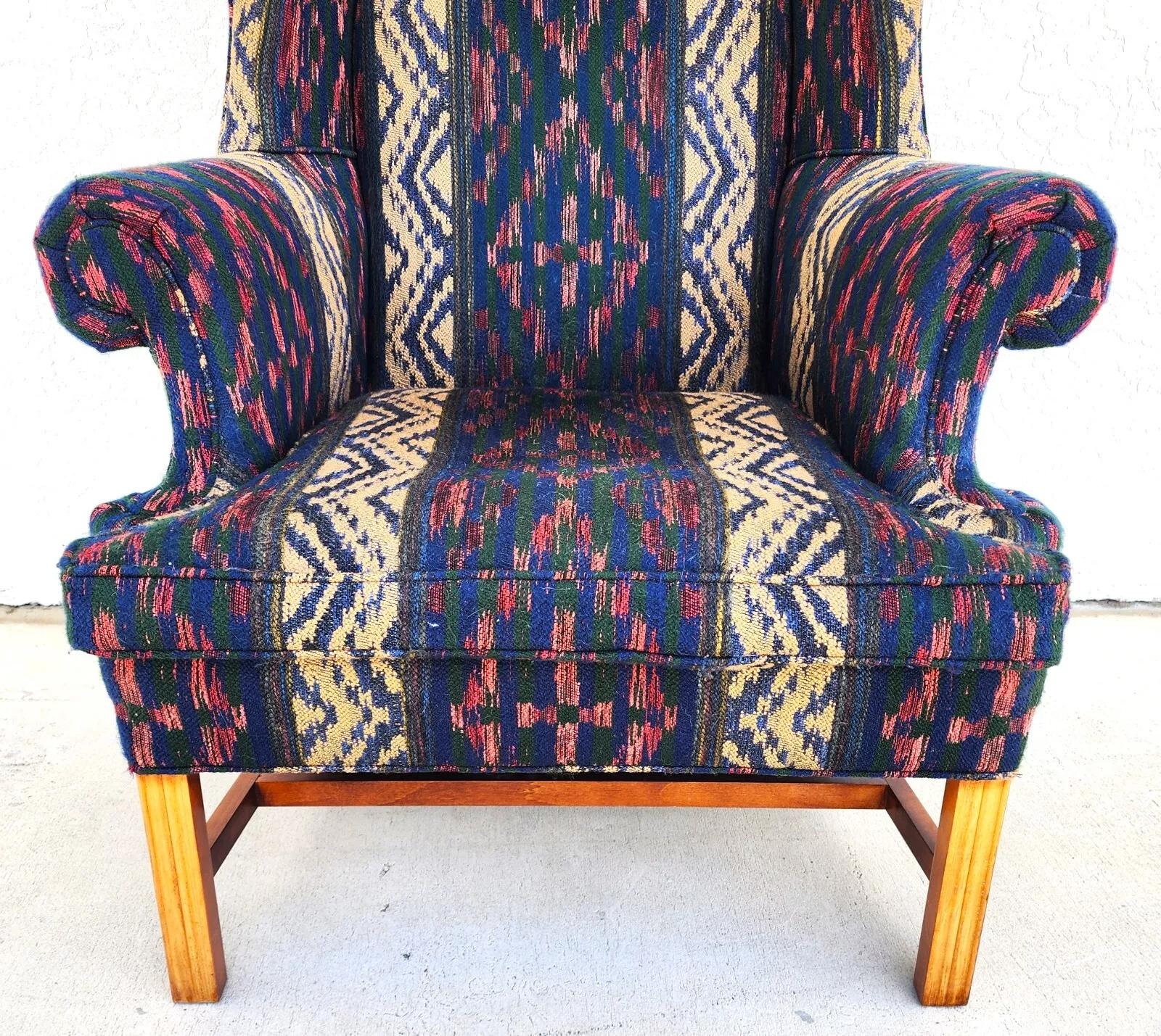 Chaise Wingback rustique surdimensionnée Bob Timberlake pour Lexington en vente 1