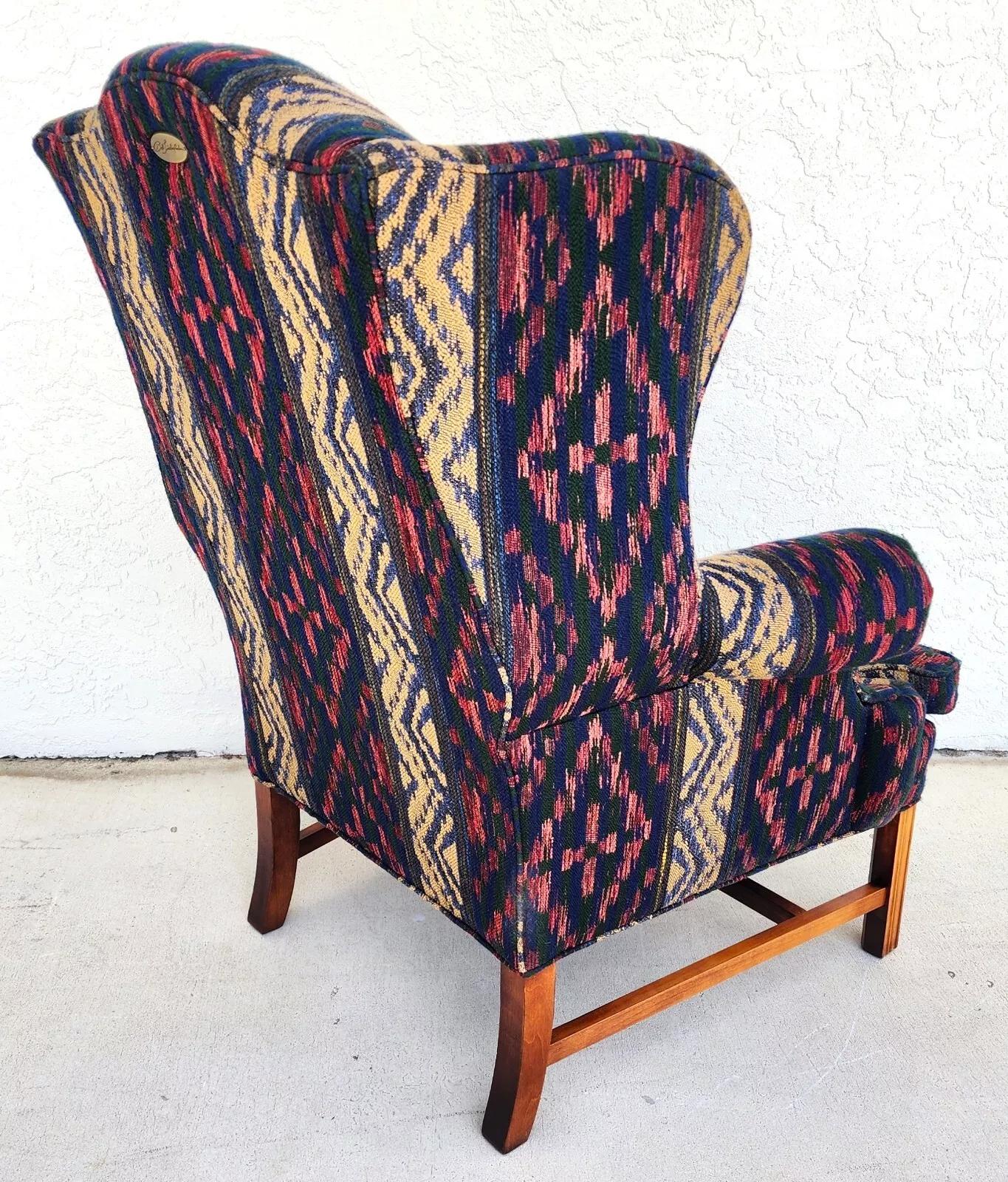 Chaise Wingback rustique surdimensionnée Bob Timberlake pour Lexington en vente 2
