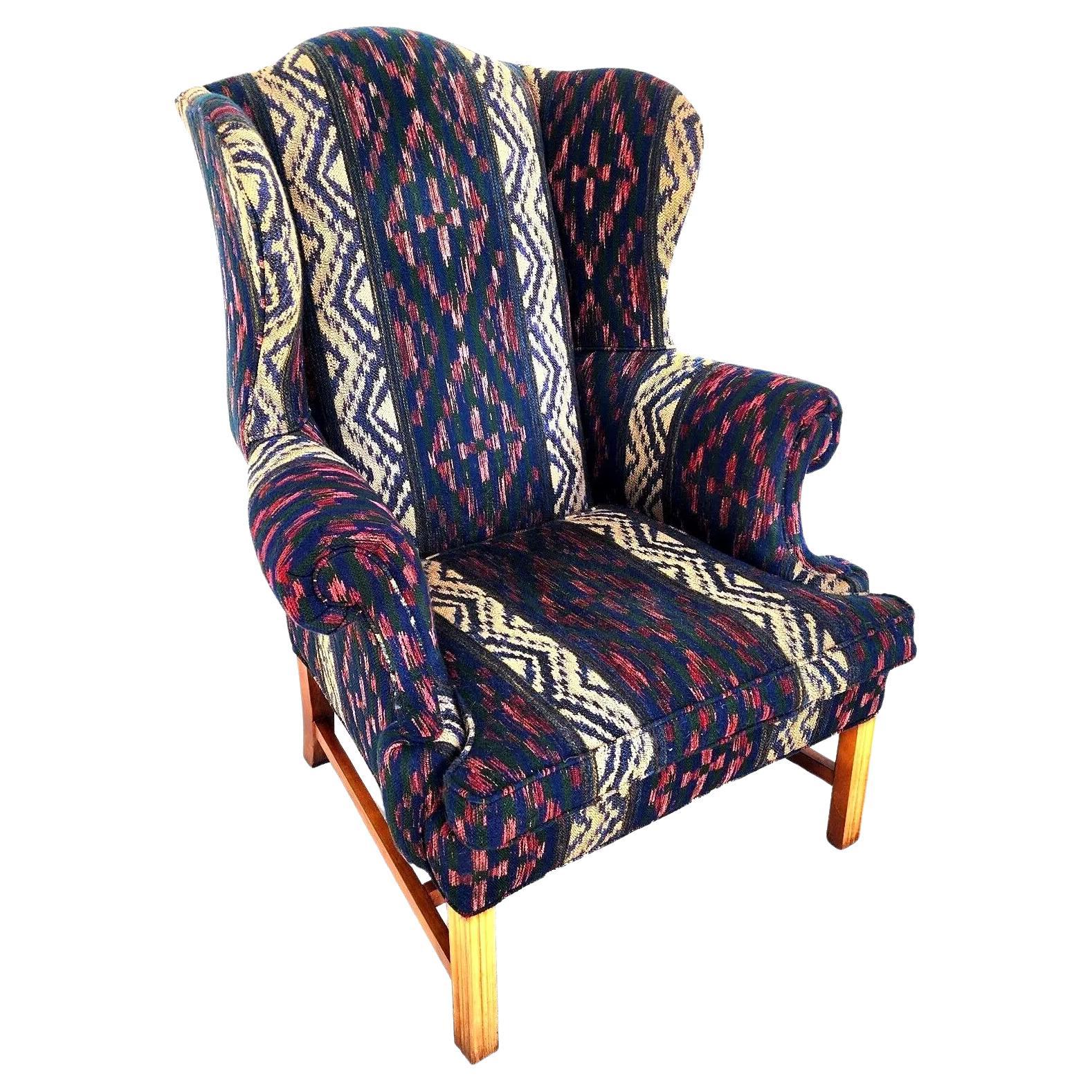 Bob Timberlake Wingback Chair Lodge Cabin Rustic Oversized for Lexington