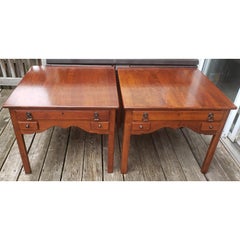 Bob Timberlake's Lexington Furniture Solid Cherry Side Tables, a Pair