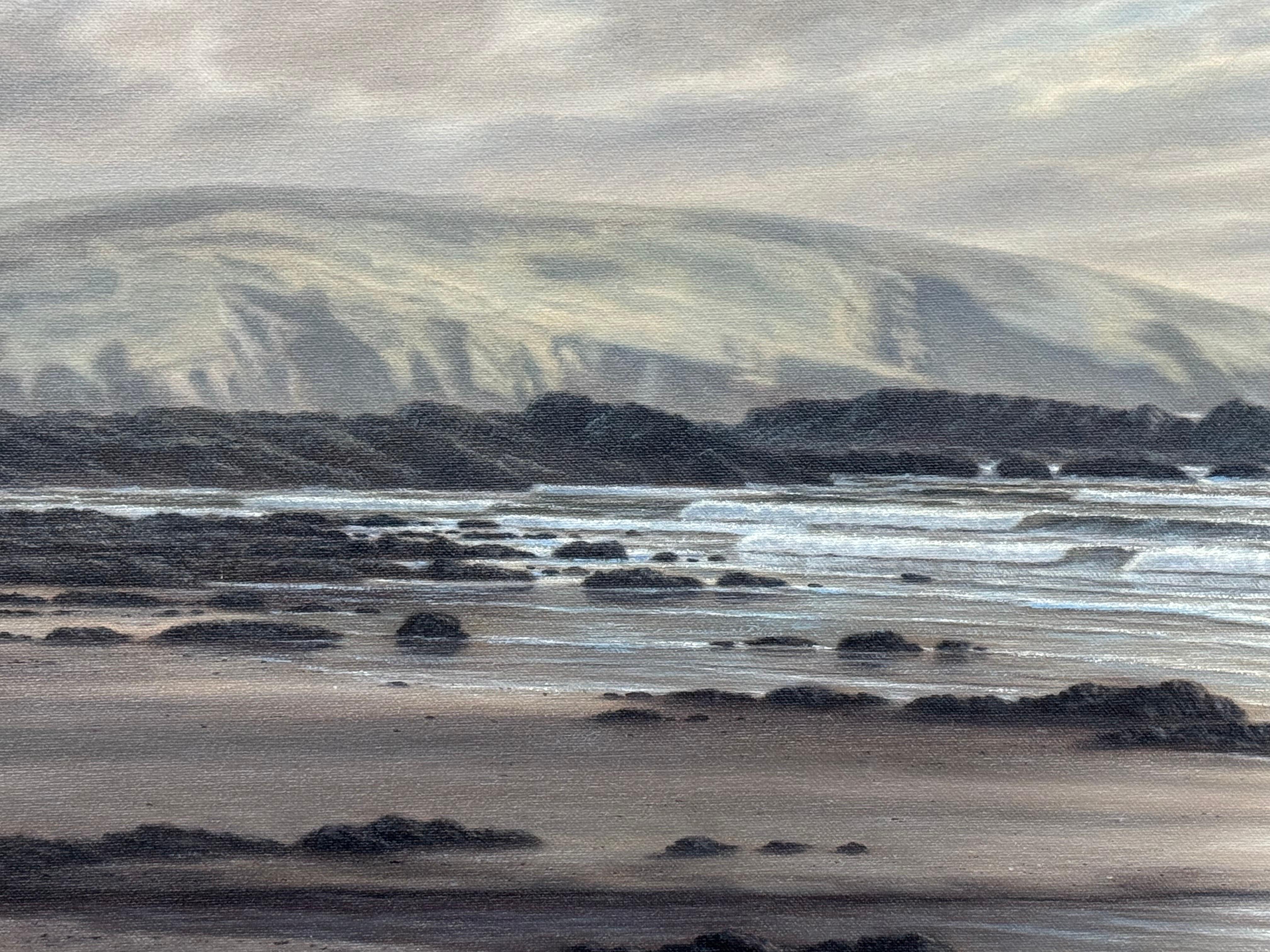 Paesaggio marino della costa del Devon all'alba sulla costa meridionale dell'Inghilterra in vendita 6