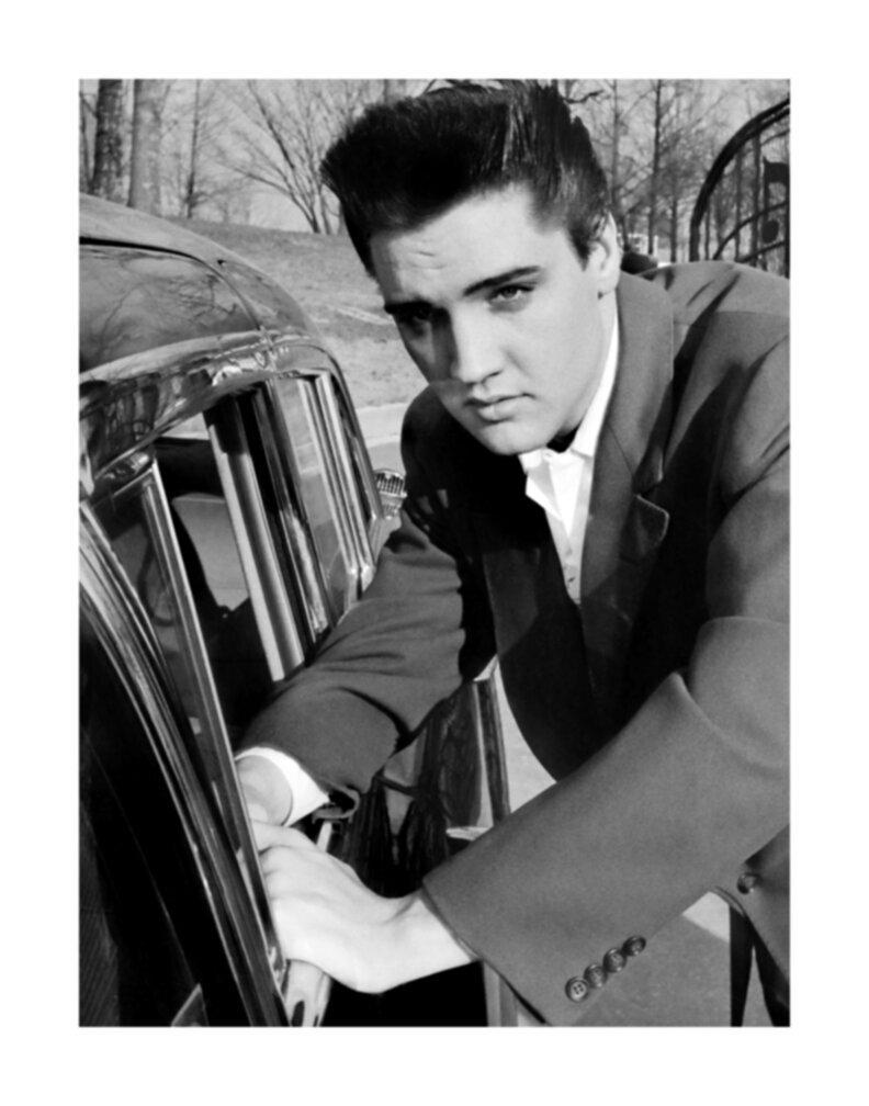 Bob Williams Black and White Photograph - Elvis Presley Graceland
