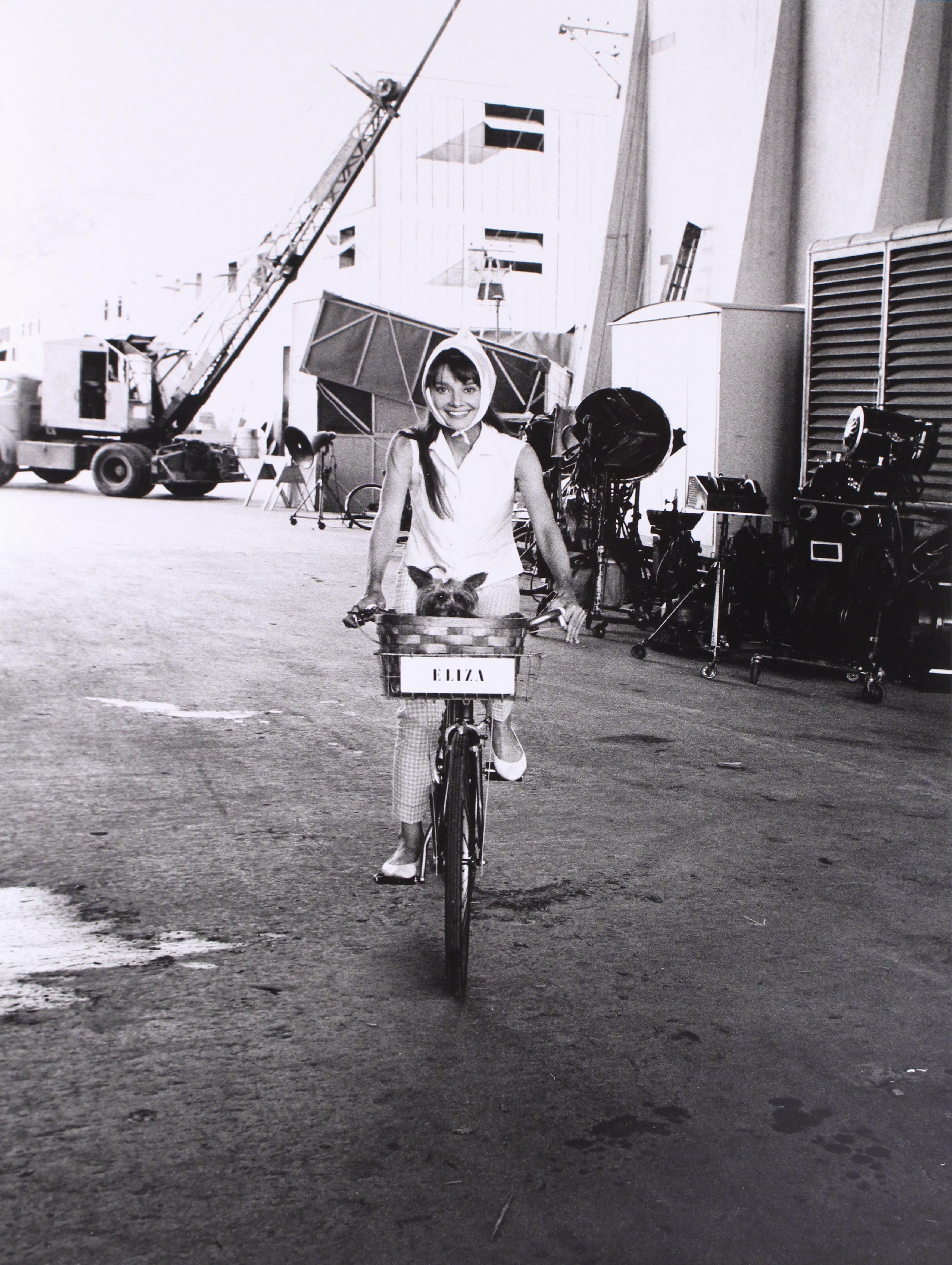 Audrey Hepburn sur le tournage de My Fair Lady, 1967 - Bob Willoughby 
Expédition dans le monde entier
Signé par Christopher Willoughby, exécuteur testamentaire, inscrit avec le titre et les informations de copyright du photographe, numéroté et