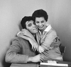 Elvis Presley et Sophia Loren, 1958  - Bob Willoughby (Photographie de portrait)