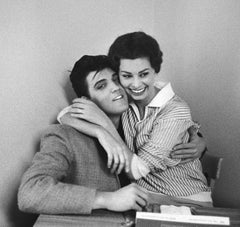 Elvis Presley and Sophia Loren, 1958  - Bob Willoughby (Portrait Photography)