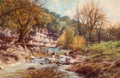 "INDIAN SUMMER" WEST TEXAS LANDSCAPE" FRAMED 28X38
