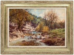 "INDIAN SUMMER" WEST TEXAS LANDSCAPE" FRAMED 28X38