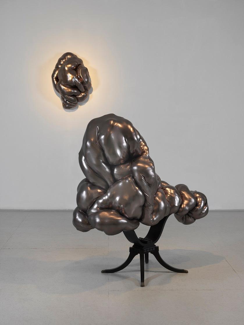 Bobbi Meier Abstract Sculpture - Conversation Piece (reclining)