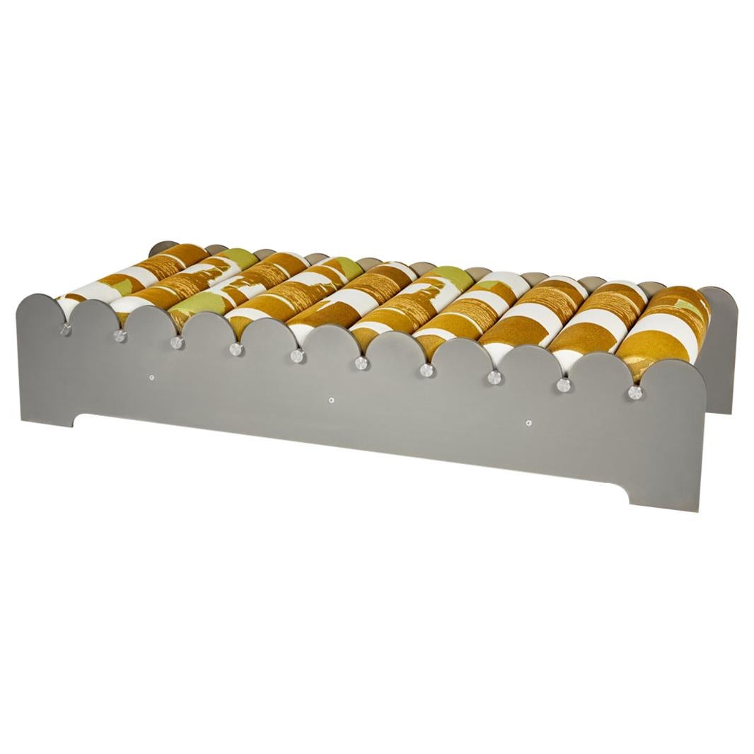 Mini Bobbin, Contemporary Indoor/Outdoor Anodized Aluminum Daybed by Laun