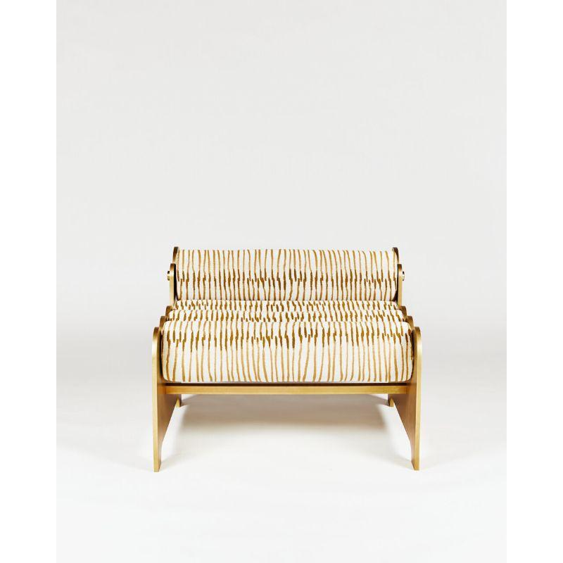 Bobbin chair by Laun ( Handmade in Los Angeles )
Bobbin Collection
Dimensions: H.55 D.74 W.74 cm
Materials: Annodized or Powdercoated Aluminum, Indoor/Outdoor Fabric

Also Available: Bobbin Bench, Mini Bobbin, custom sizing, and finishes upon