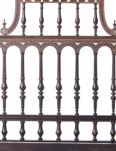 Bobbin lace bed in Noble Wood