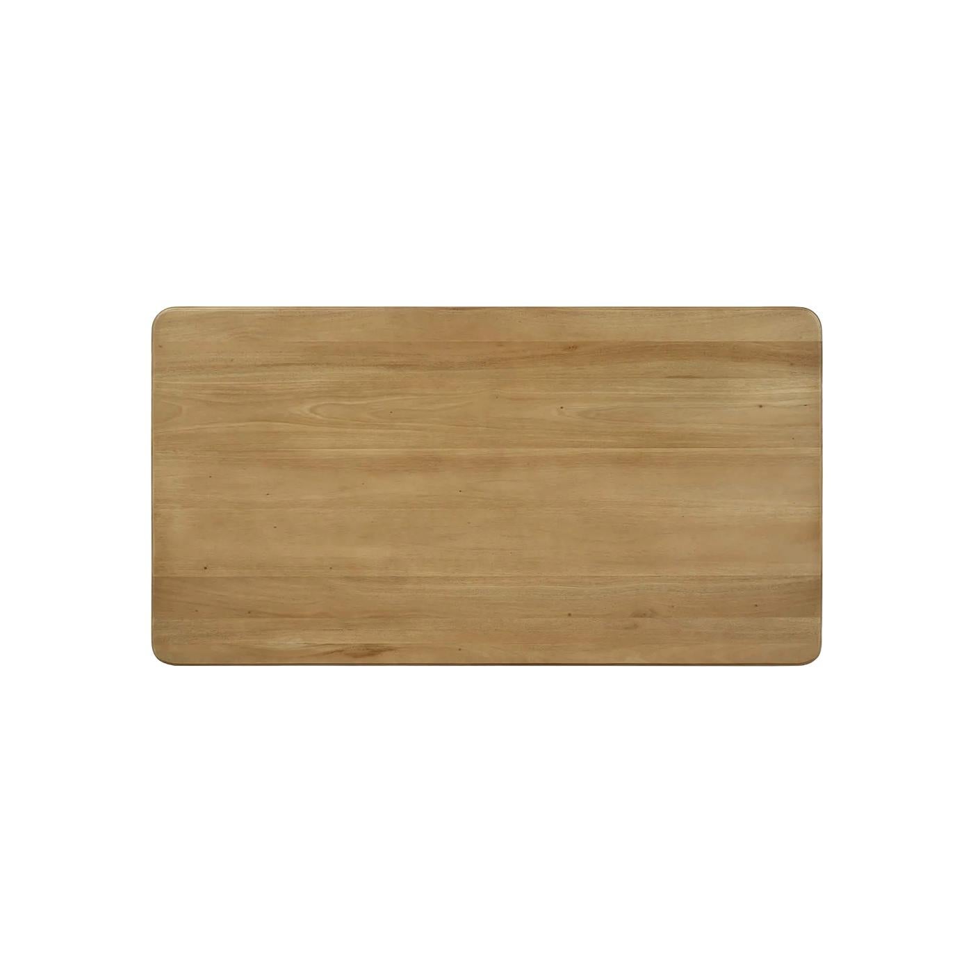 Couchtisch mit geklöppelten Beinen in Obstholzoptik im Zustand „Neu“ im Angebot in Westwood, NJ