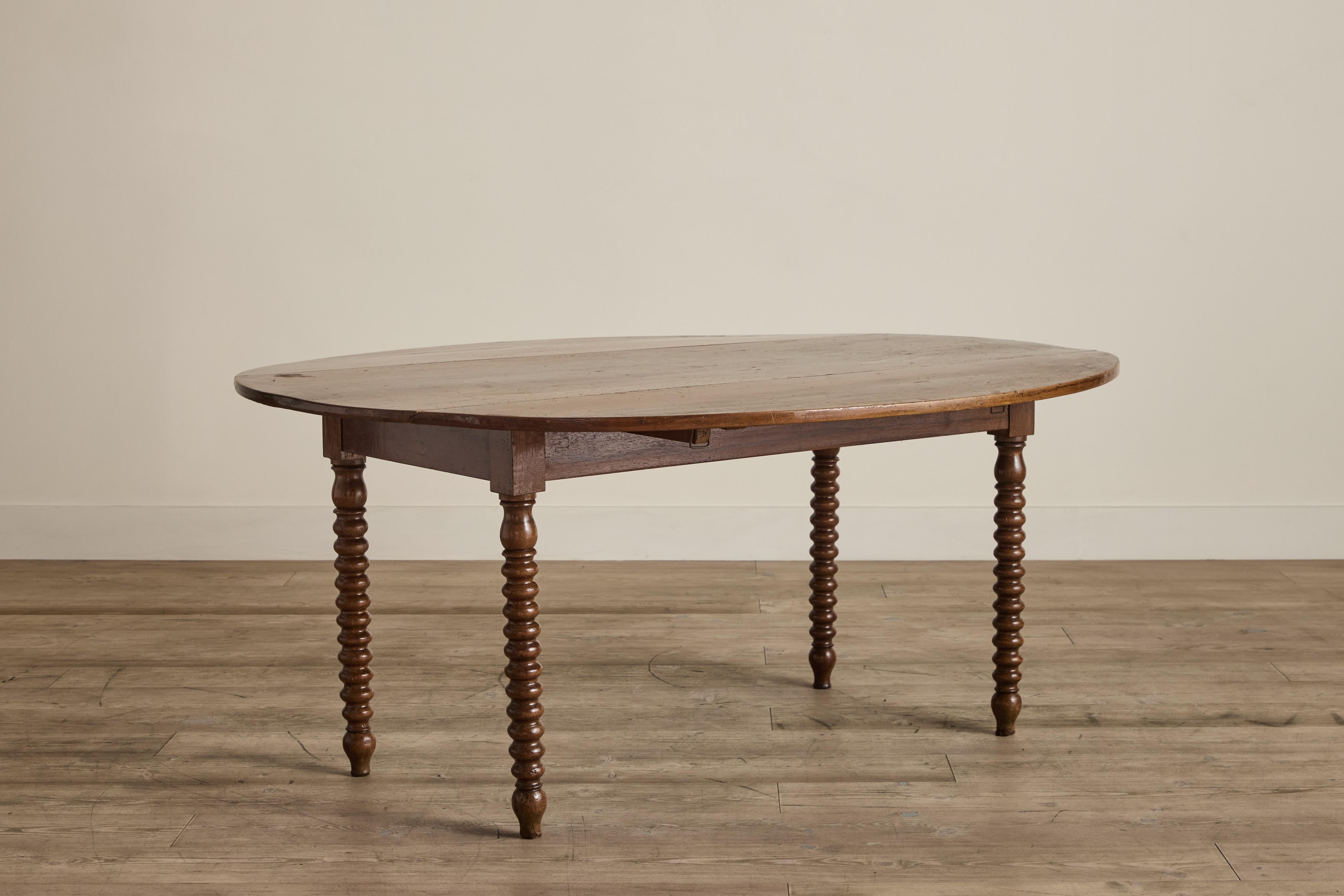 Gothic Revival Bobbin Leg Dining Table