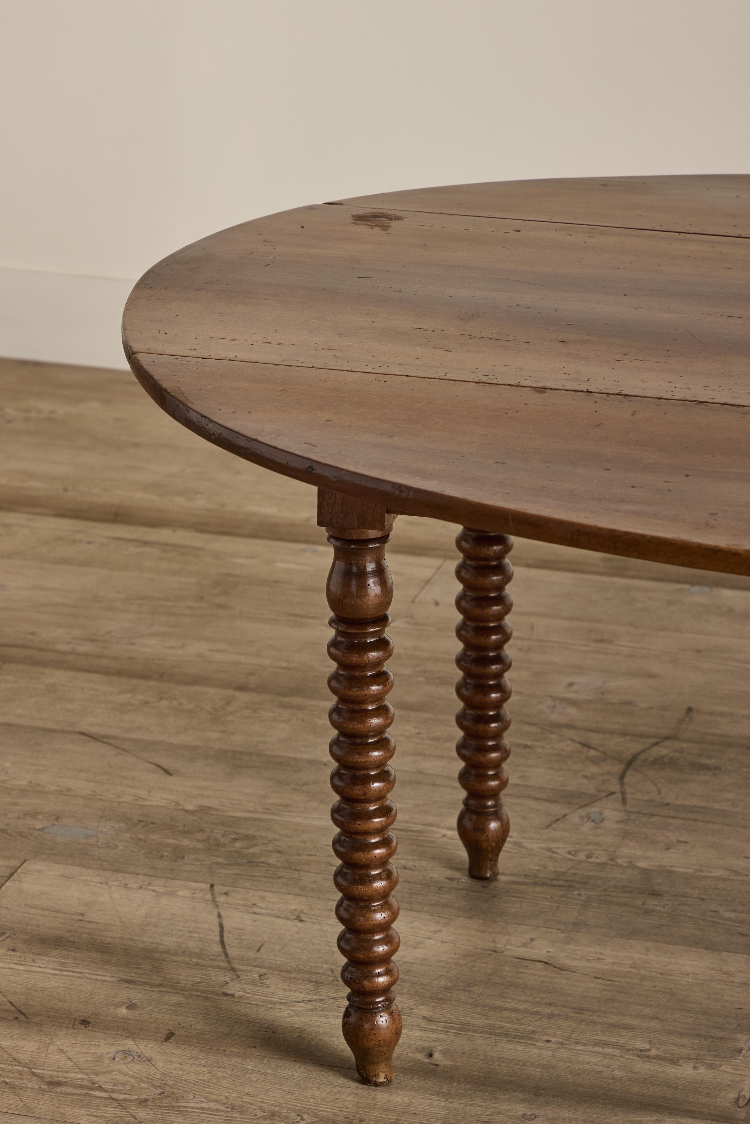 19th Century Bobbin Leg Dining Table