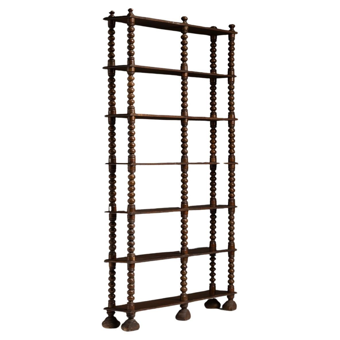 Bobbin Shelving Unit, France circa 1920 en vente