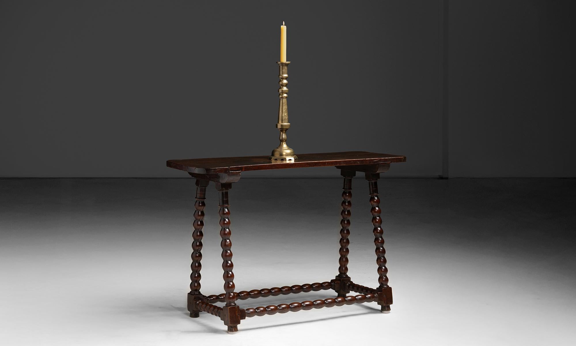 Chêne Table à bobines, Angleterre vers 1900 en vente