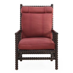 Bobbin Turned Open Arm Chair.