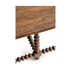 Bobbin-Turned Rustic Cocktail Table