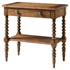 Bobbin-Turned Rustic Nightstand