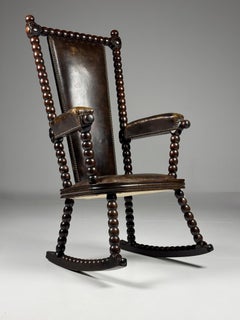 Bobbin vintage rocking chair