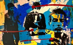 Bob Dylan Collage I, Offset Lithograph, Bobby Hill