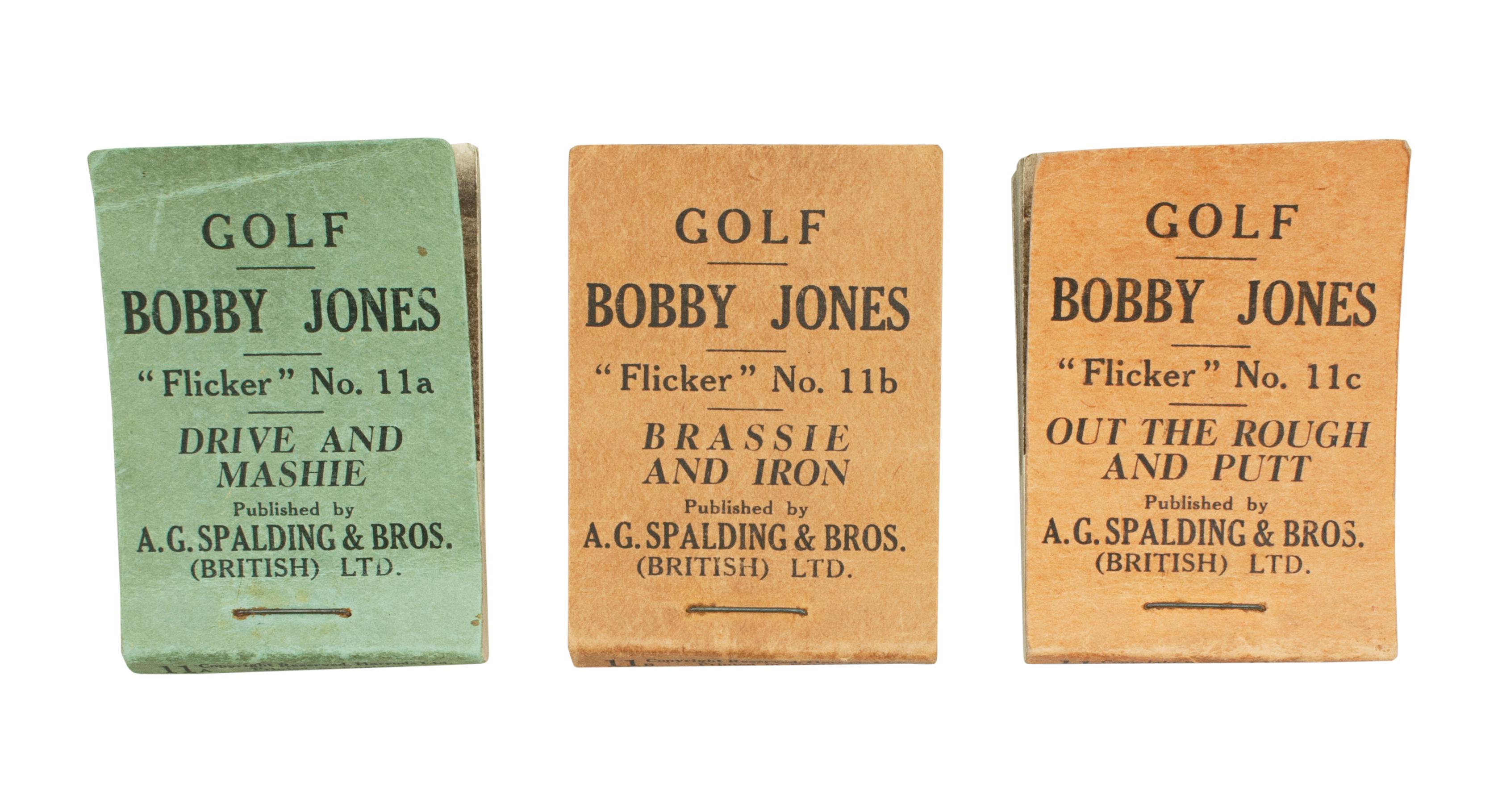 Mid-20th Century Bobby Jones Flicker Books