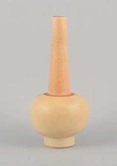 Bobergs Fajansfabrik/Gefle, Sweden. Large ceramic vase, narrow-necked.