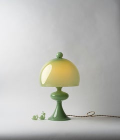 Bobine glass table lamp - Soft Green, by Jessica Helgerson