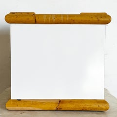 Cubitera Cúbica Bobo Chic Bambú y Laminado Blanco