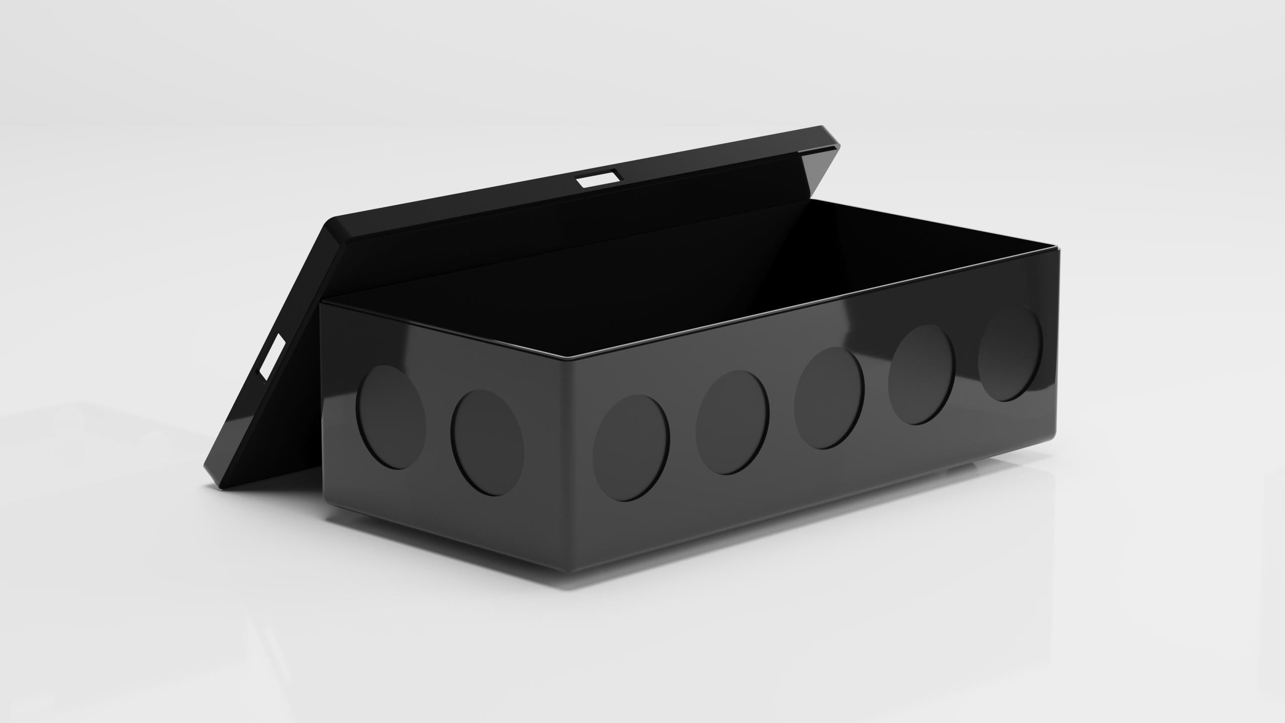 Bobo is a multifunctional piece of furniture that can be used as a coffee table, side table, or nightstand, offering a variety of functions. It features storage inside the box and a removable tray on the top surface, adding to its versatility. With