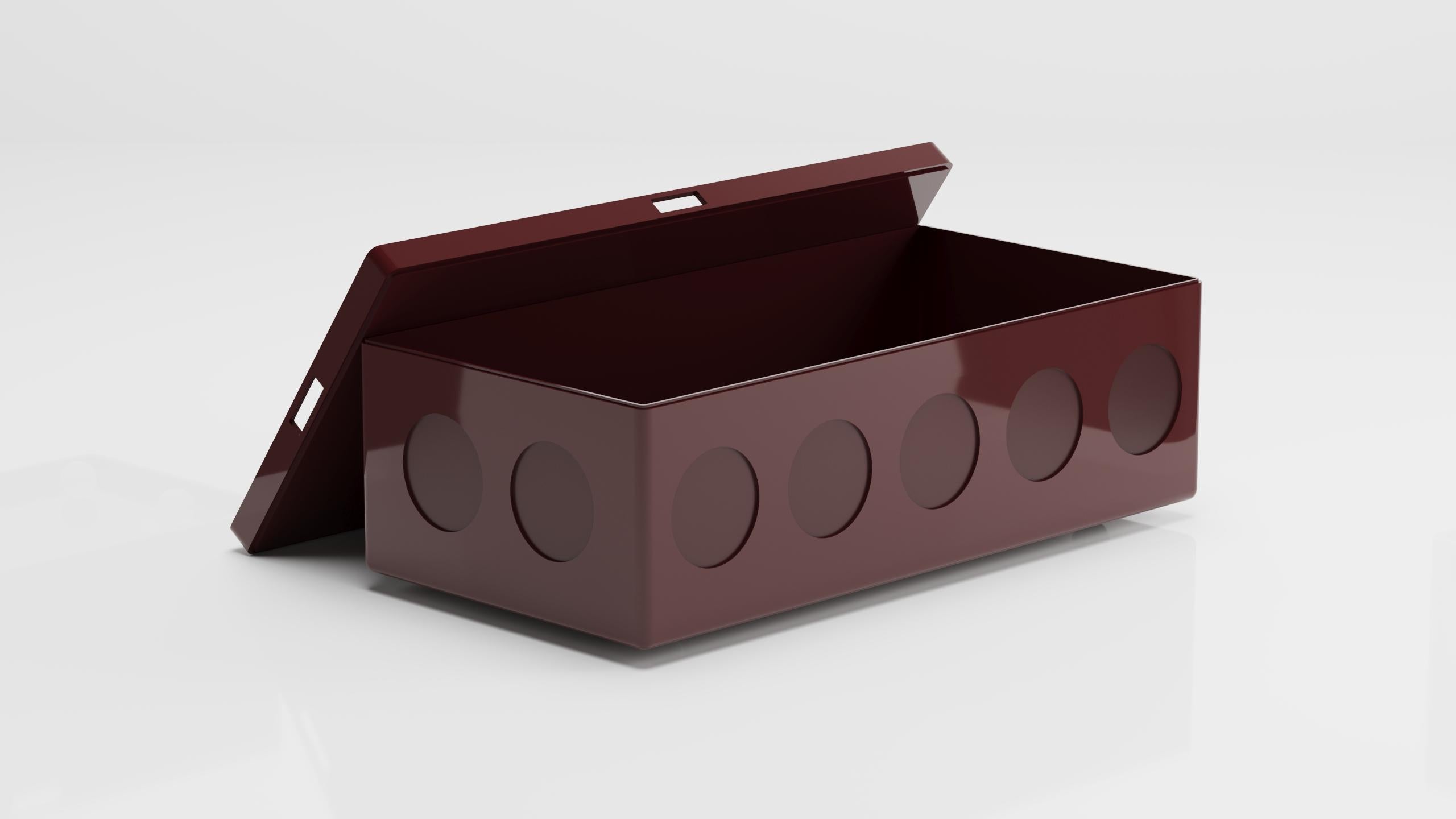 Bobo is a multifunctional piece of furniture that can be used as a coffee table, side table, or nightstand, offering a variety of functions. It features storage inside the box and a removable tray on the top surface, adding to its versatility. With