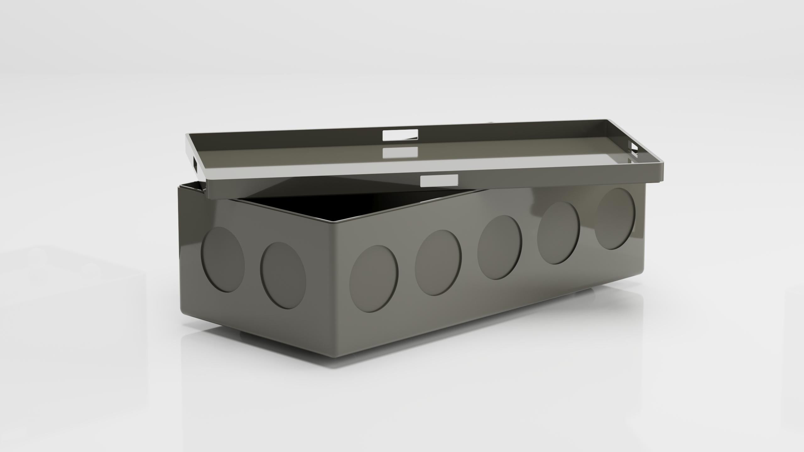 Turkish Bobo Large Box (Dark Grey) For Sale